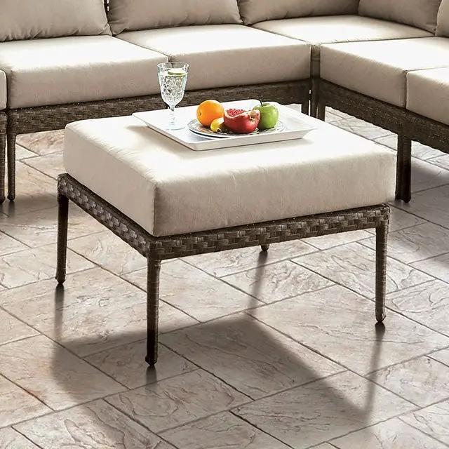 Aleisha - Patio Ottoman by Unique Piece Furniture