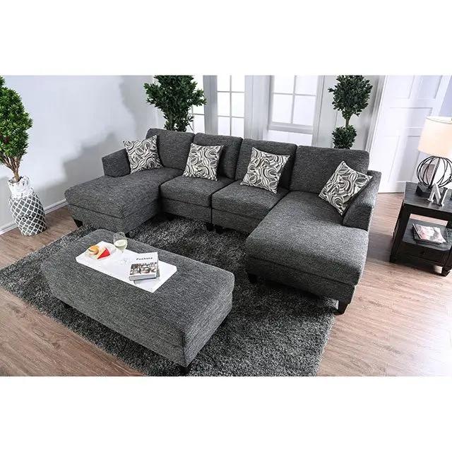 Lowry - Sectional w/ Ottoman by Unique Piece Furniture