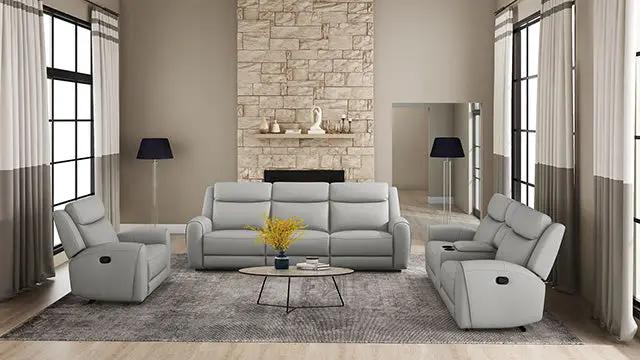 Jacobus - Manual Recliner Loveseat w/ Console by Unique Piece Furniture