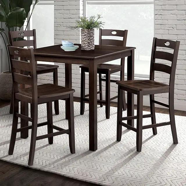 Lubbock - 5 Pc. Counter Ht. Table Set by Unique Piece Furniture