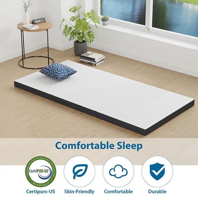 Hollyhock - 3" Twin XL Tri-Fold Memory Foam Topper by Unique Piece Furniture