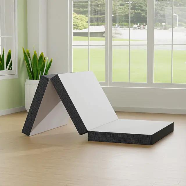 Hollyhock - 4" Twin Tri-Fold Memory Foam Topper by Unique Piece Furniture