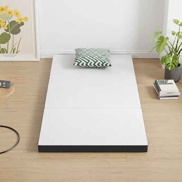 Hollyhock - 4" Twin Tri-Fold Memory Foam Topper by Unique Piece Furniture