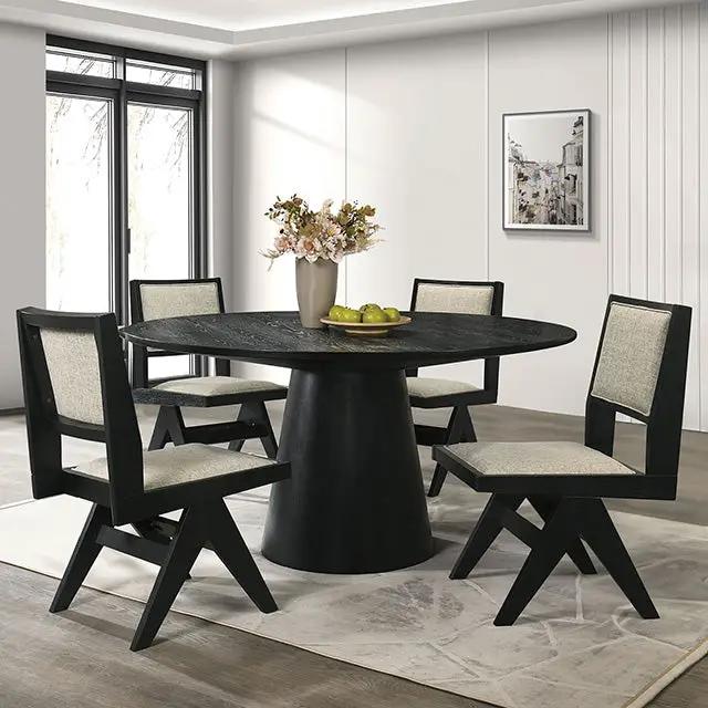 Tottenham - 59" Round Dining Table by Unique Piece Furniture