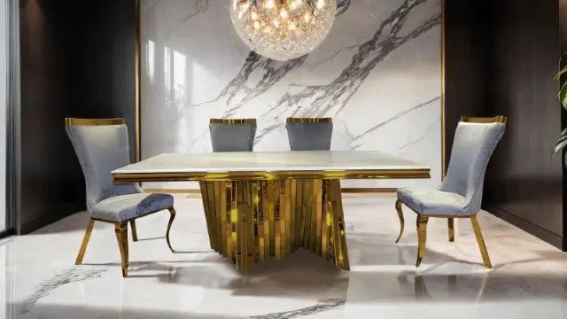 Basilicata - Gold Chair (2/CTN) by Unique Piece Furniture