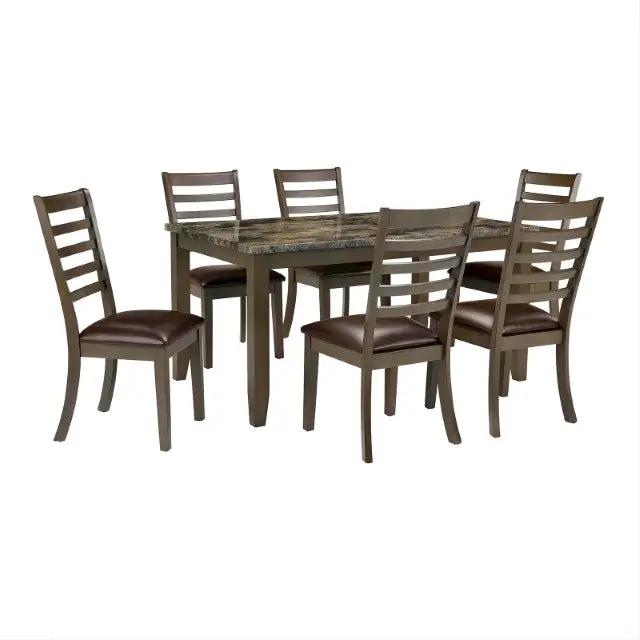 Adia - 7 Pc. Dinning Table Set by Unique Piece Furniture