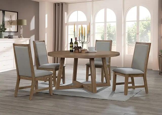 Everett - 5 Pc. Round Table Dining Set by Unique Piece Furniture