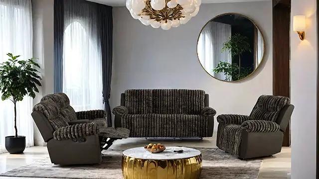 Dionysus - Manual Reclining Sofa by Unique Piece Furniture