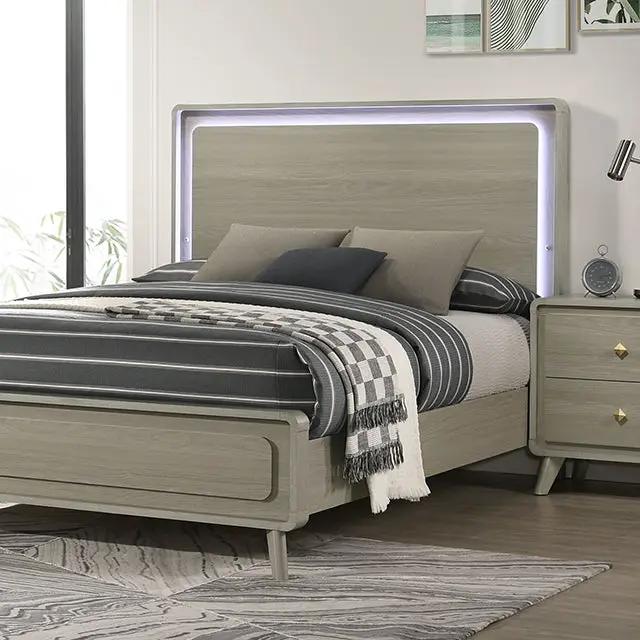 Rainier - E.King Bed by Unique Piece Furniture