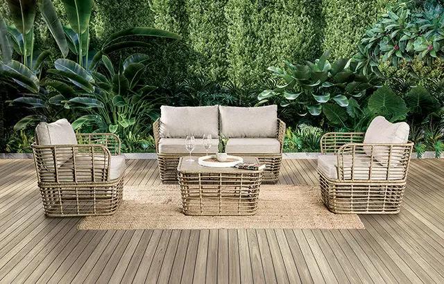 Johari - 4 Pc. Conversation Set by Unique Piece Furniture