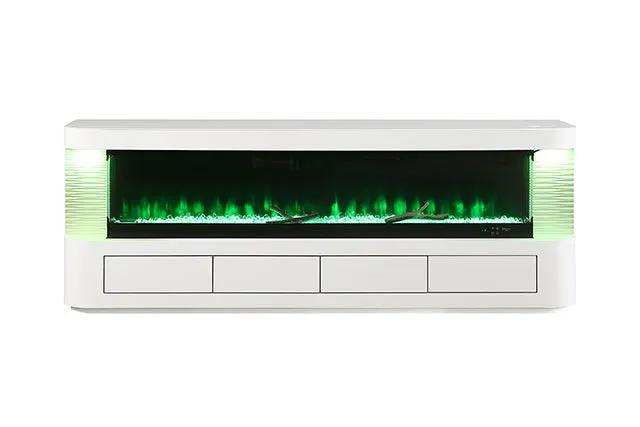 Luken - 71" TV Stand w/ Electric Fire Place by Unique Piece Furniture