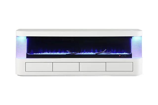 Luken - 71" TV Stand w/ Electric Fire Place by Unique Piece Furniture