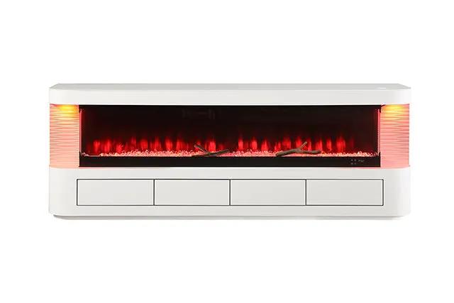 Luken - 71" TV Stand w/ Electric Fire Place by Unique Piece Furniture