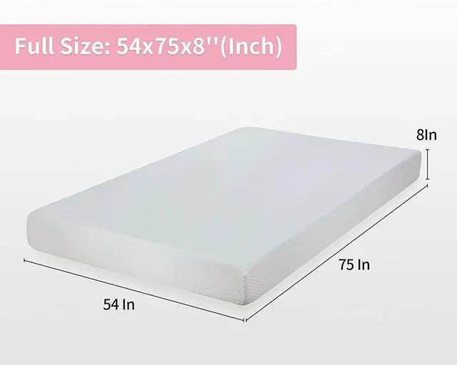 Artemisia - 8" Full Memory Foam Mattress by Unique Piece Furniture
