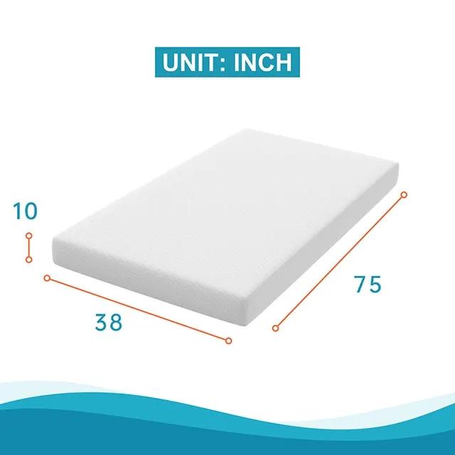 Artemisia - 10" Twin Memory Foam Mattress by Unique Piece Furniture