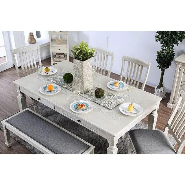Georgia - 6 Pc Dining Table Set w/ Bench by Unique Piece Furniture