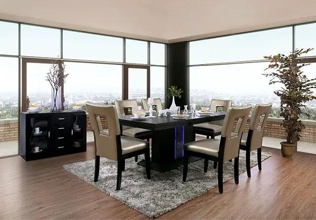 Evangeline - 7 Pc Dining Table Set by Unique Piece Furniture