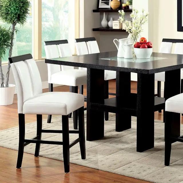Luminar - 5 Pc Counter Ht Table Set by Unique Piece Furniture