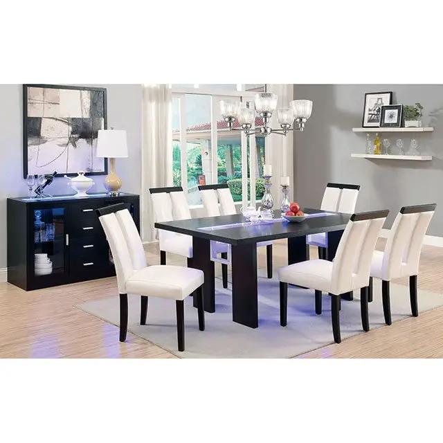 Luminar - 7 Pc Dining Table Set by Unique Piece Furniture