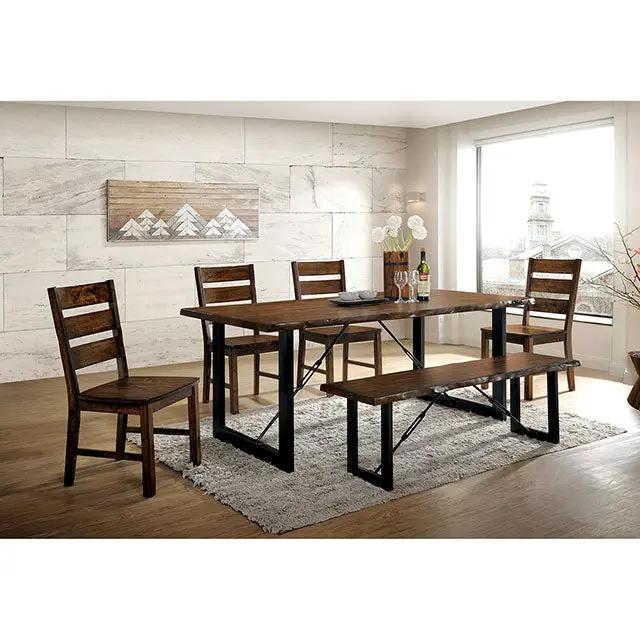 Dulce - 6 Pc Dining Table Set w/ Bench by Unique Piece Furniture