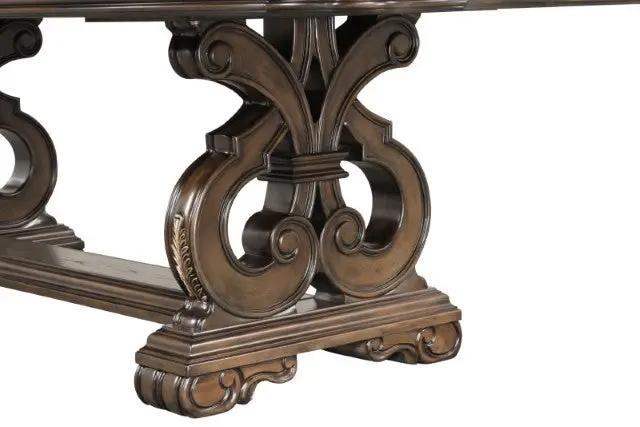 Leovanni - 9 Pc Dining Table Set by Unique Piece Furniture