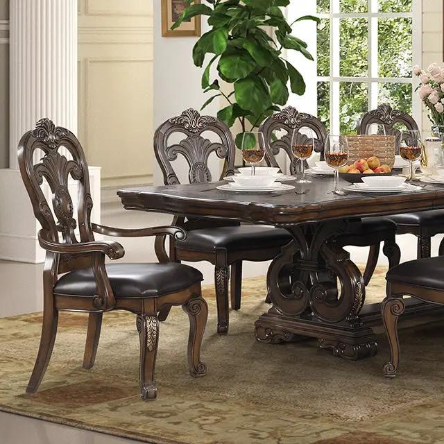 Leovanni - 9 Pc Dining Table Set by Unique Piece Furniture