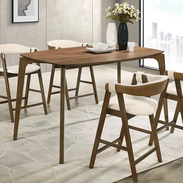 Ebikon - 5 Pc Counter Ht Table Set by Unique Piece Furniture