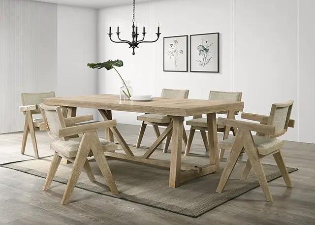 Guisborough - 7 Pc Dining Table Set by Unique Piece Furniture