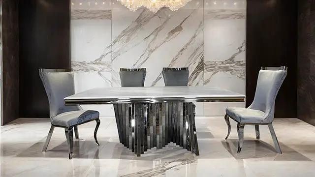 Basilicata - 7 Pc Dining Table Set by Unique Piece Furniture
