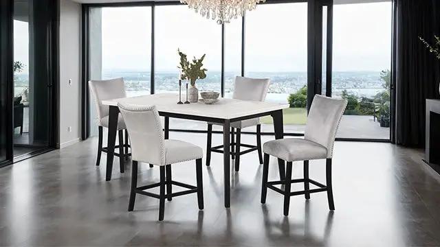 Sabro - 5 Pc Counter Ht Table Set by Unique Piece Furniture