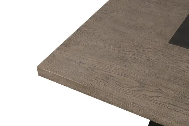 Broager - 5 Pc Dining Table Set (White Swivel Chairs) by Unique Piece Furniture