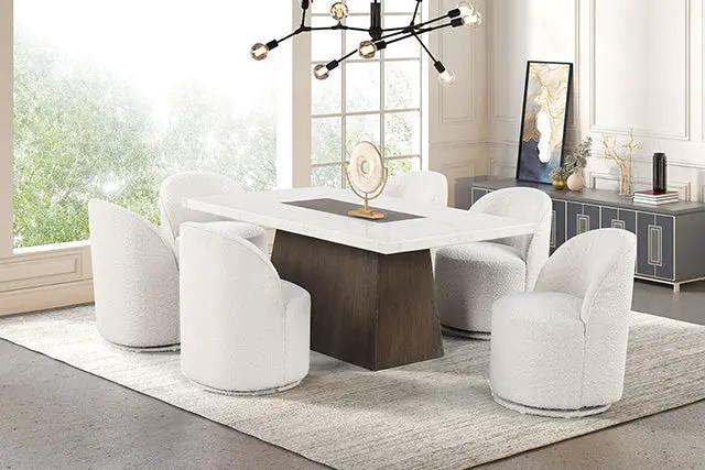 Grasten - 5 Pc Dining Table Set by Unique Piece Furniture