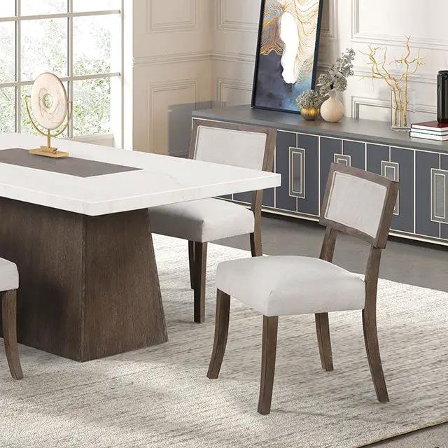 Grasten - 7 Pc Dining Table Set by Unique Piece Furniture