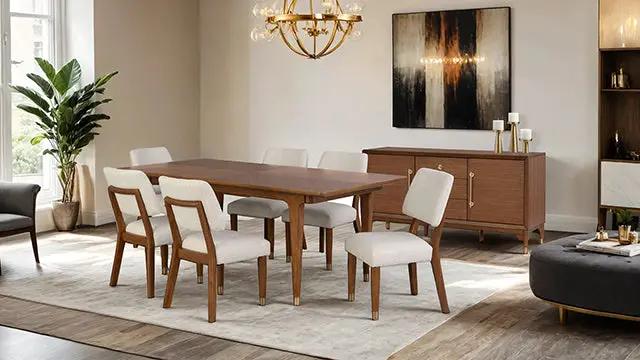 Hepburne - 7 Pc Dining Table Set by Unique Piece Furniture