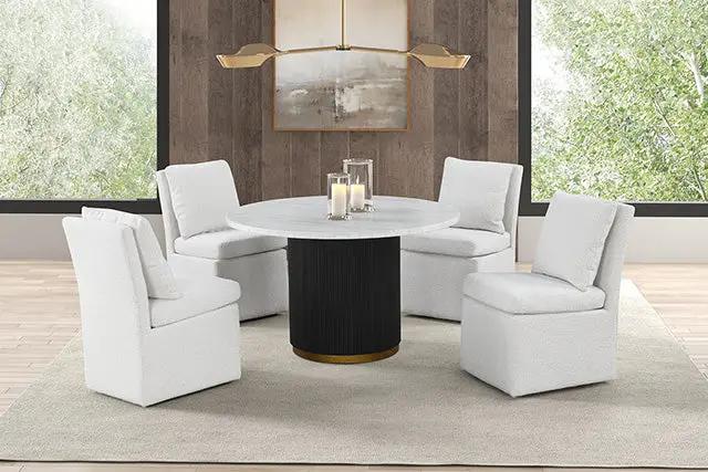 Varde - 5 Pc Dining Table Set by Unique Piece Furniture