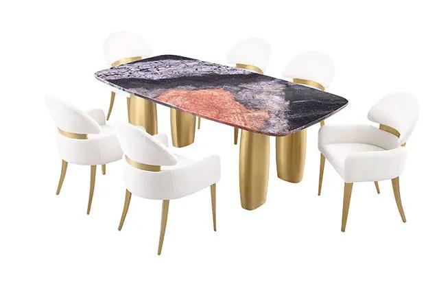 Northolt - 5 Pc Dining Table Set by Unique Piece Furniture