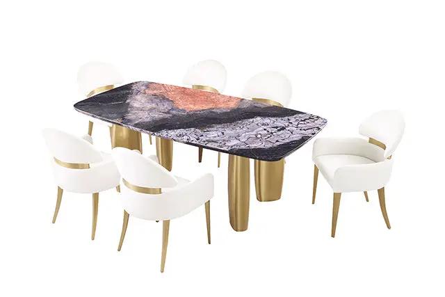 Northolt - 7 Pc Dining Table Set by Unique Piece Furniture