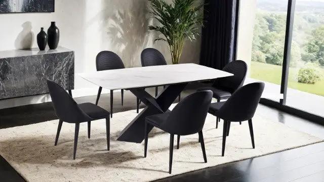 Lenvik - 7 Pc Dining Table Set by Unique Piece Furniture