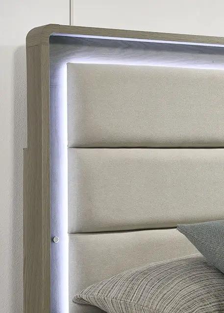 Rainier - 5 Pc Queen Bedroom Set (Upholstered HB) by Unique Piece Furniture