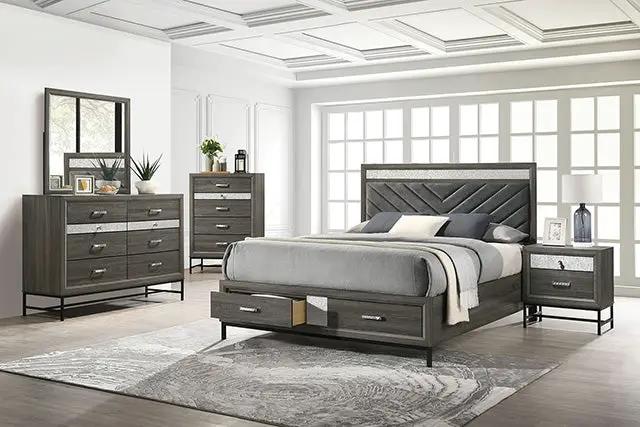 Voleta - 5 Pc Queen Bedroom Set by Unique Piece Furniture