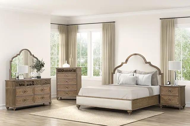 Lyris - 4 Pc Queen Bedroom Set by Unique Piece Furniture