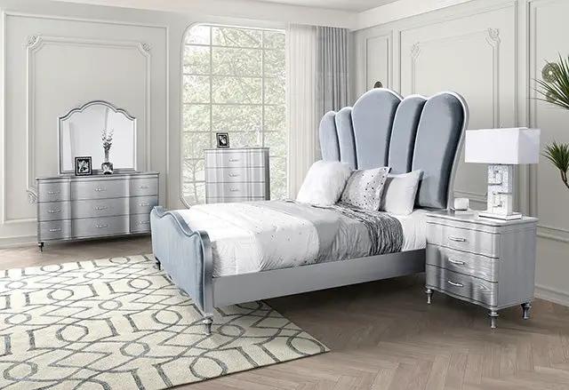 Melodi Parc - 4 Pc Queen Bedroom Set by Unique Piece Furniture