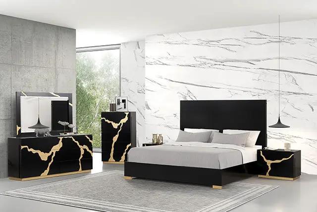 Goldsberg - 5 Pc Queen Bedroom Set by Unique Piece Furniture