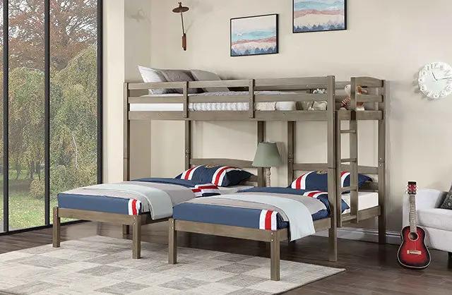 Hortense - Triple Twin Bed by Unique Piece Furniture
