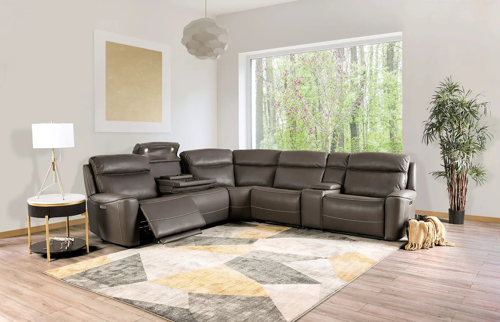 Edmondus - Power Sectional by Unique Piece Furniture