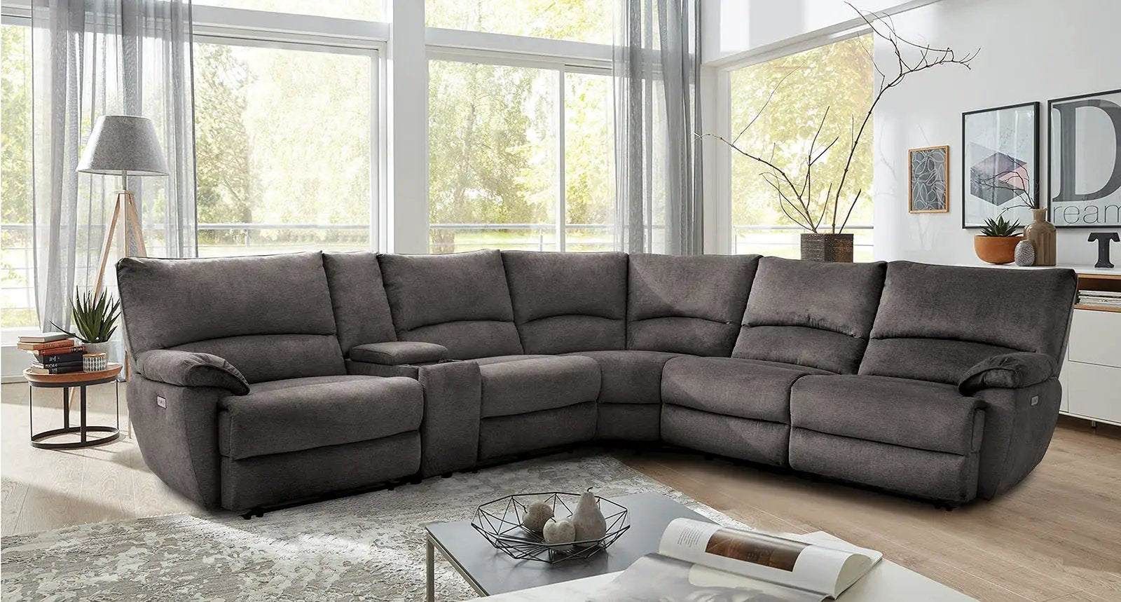 Cerelia - Power Sectional by Unique Piece Furniture