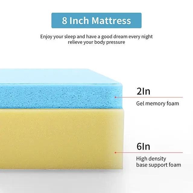 Artemisia - 8" Queen Memory Foam Mattress by Unique Piece Furniture