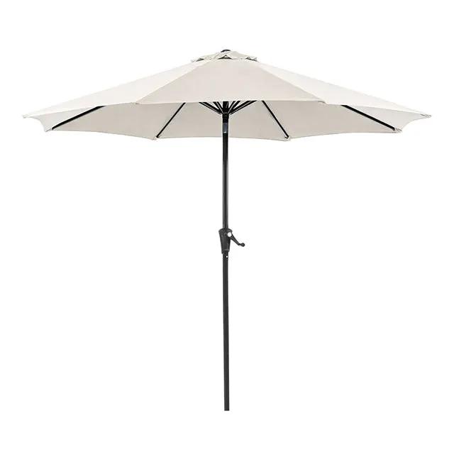 Tano - 9' Outdoor Umbrella + 21" Round Base by Unique Piece Furniture
