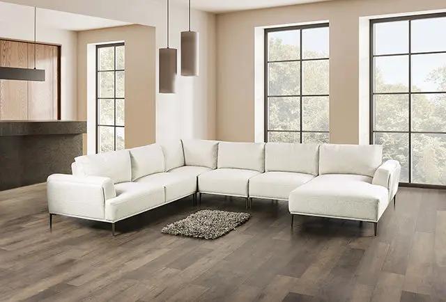 Gladbach - J-Shaped Sectional by Unique Piece Furniture