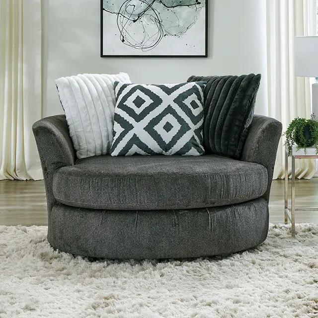 Loughlin - Swivel Chair by Unique Piece Furniture